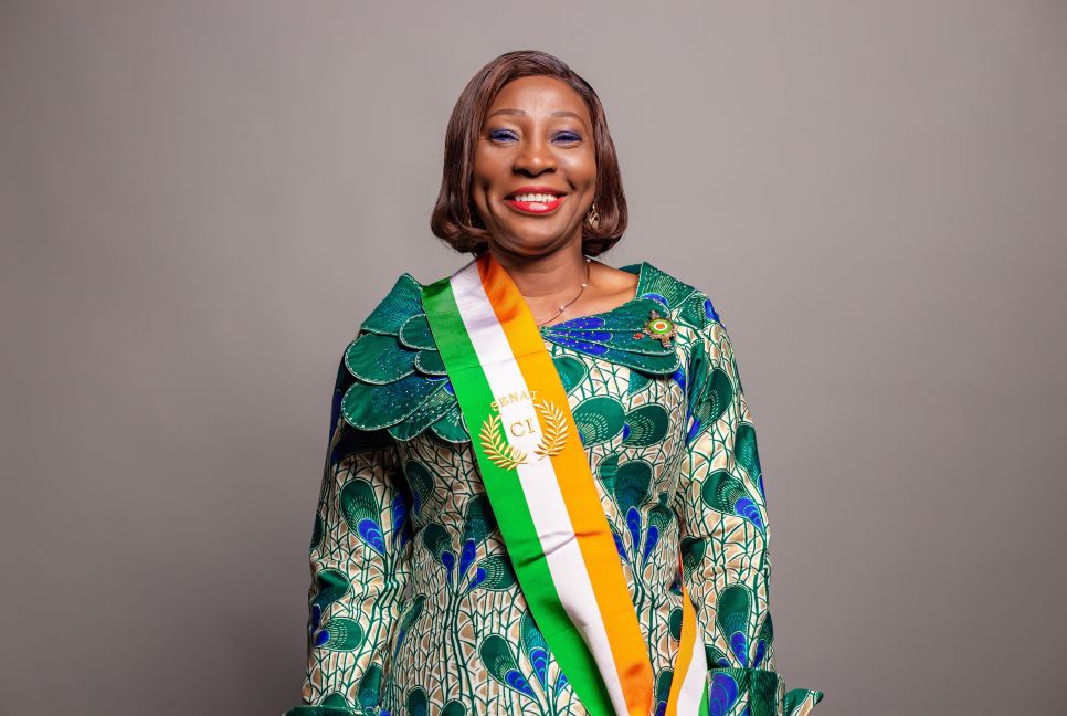 Photo Kandia Camara , Présidente du Sénat