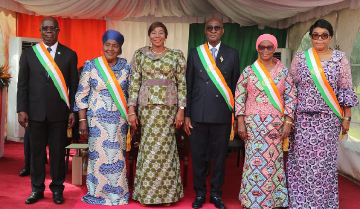 Photo Kandia Camara , Présidente du Sénat