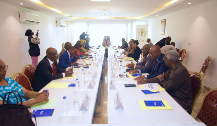 Photo Kandia Camara , Présidente du Sénat