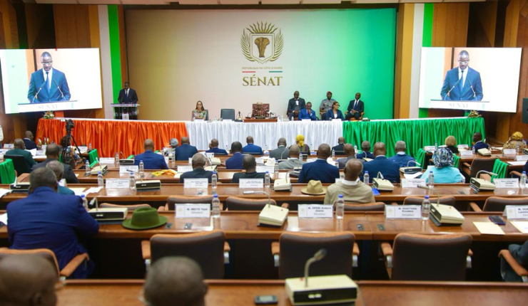 Photo Kandia Camara , Présidente du Sénat