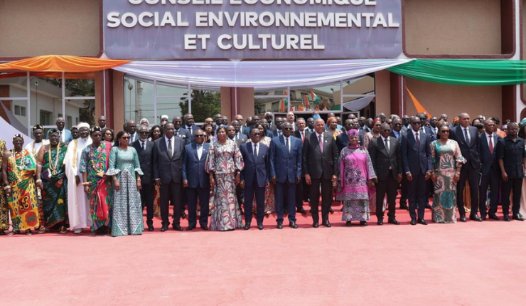 Photo Kandia Camara , Présidente du Sénat