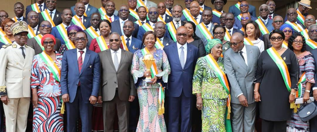 Photo Kandia Camara , Présidente du Sénat