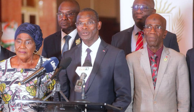 Photo Kandia Camara , Présidente du Sénat