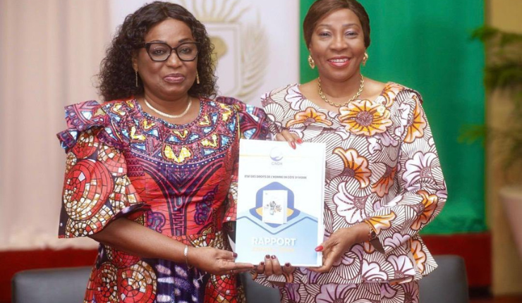 Photo Kandia Camara , Présidente du Sénat