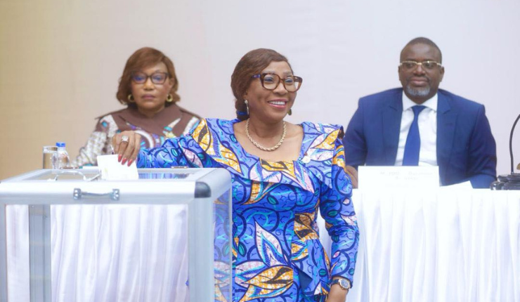 Photo Kandia Camara , Présidente du Sénat